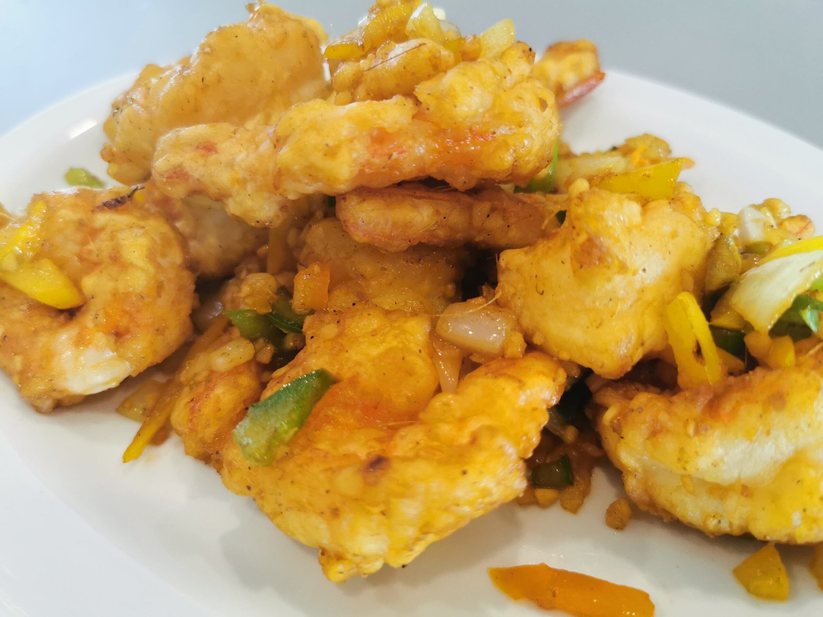 Deep Fried Tiger Prawns